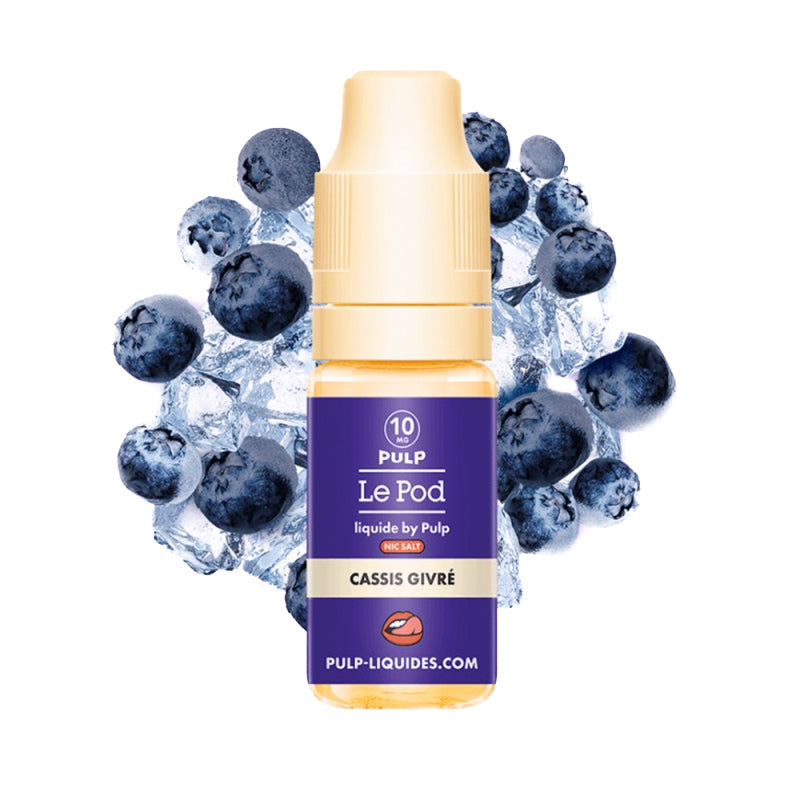 E-liquide Cassis Givré POD 10ml – Pulp – Sels de Nicotine
