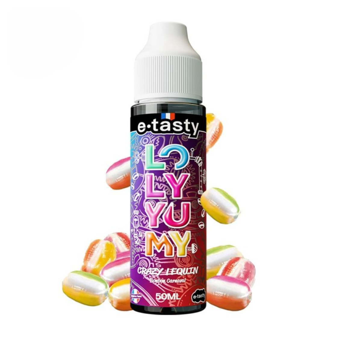 E-liquide Crazy Lequin 50ml – Loly Yumi - E.Tasty