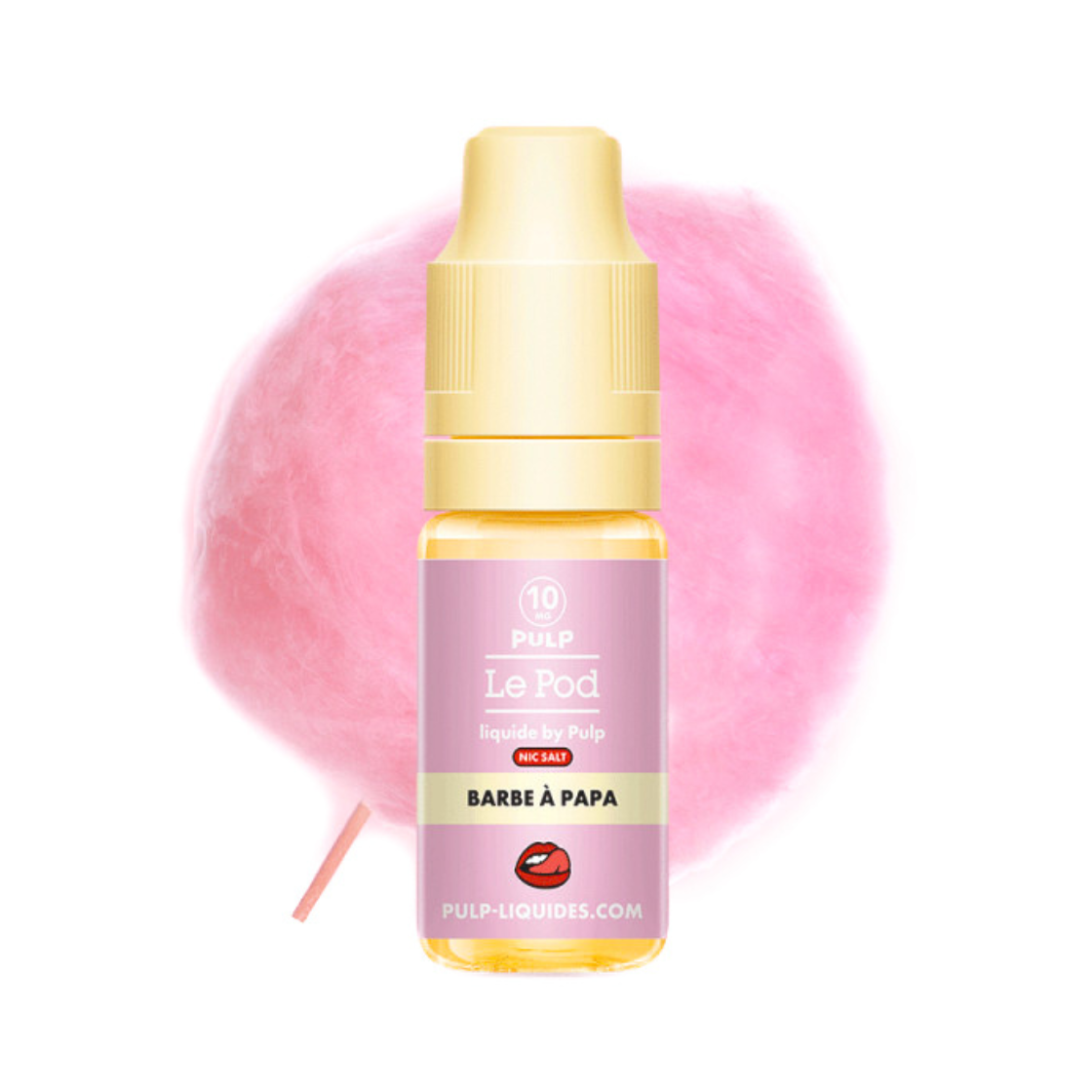 E-liquide Barbe à Papa POD 10ml – Pulp – Sels de Nicotine