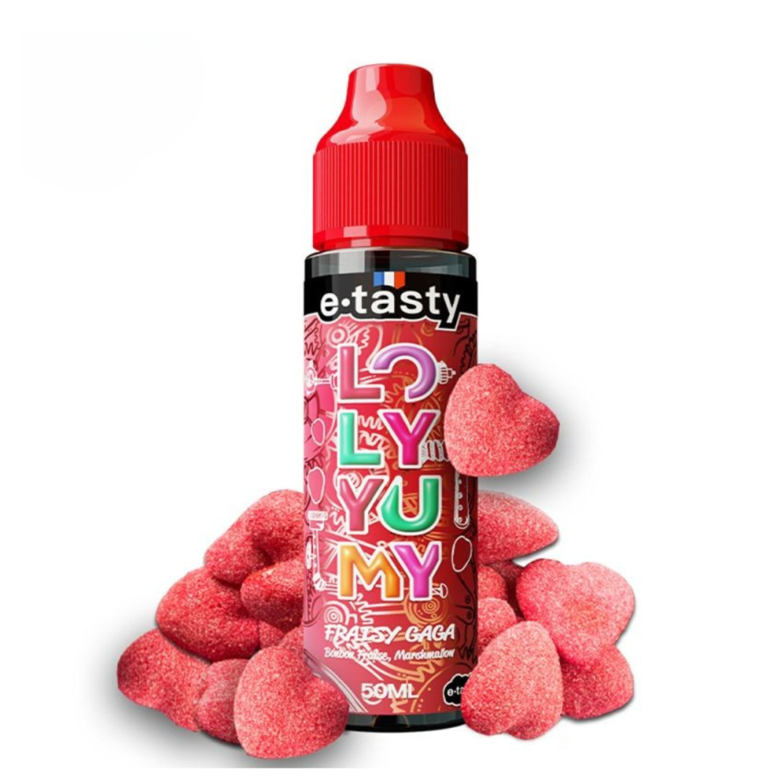 E-liquide Fraise Gaga 50ml – Loly Yumi - E.Tasty