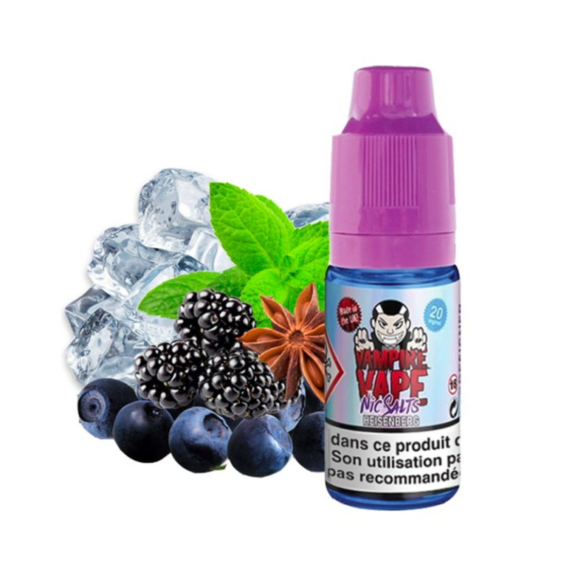 E-liquide Heisenberg 10ml Nic Salt – Vampire Vape