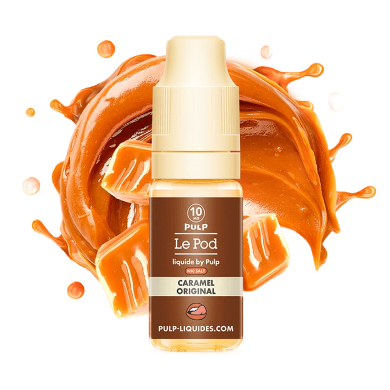 E-liquide Caramel Original POD 10ml – Pulp – Sels de Nicotine