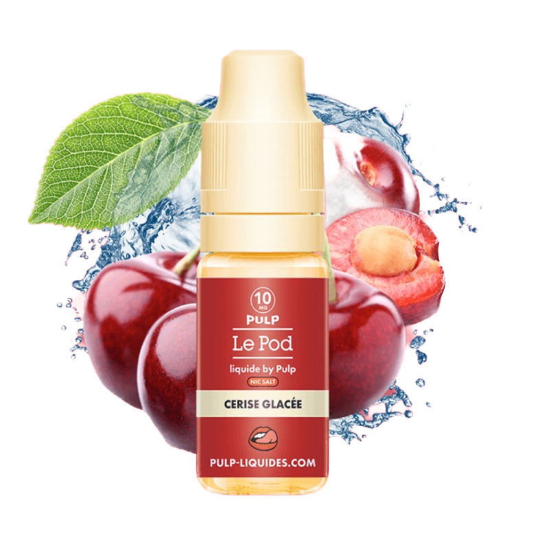 E-liquide Cerise Glacé POD 10ml – Pulp – Sels de Nicotine