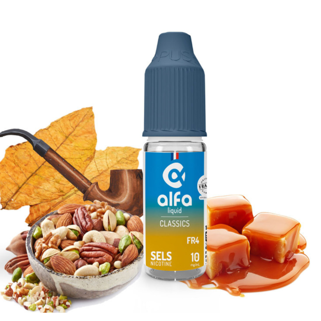 E-liquide FR-4 10ml – Alfaliquid – Sels de Nicotine