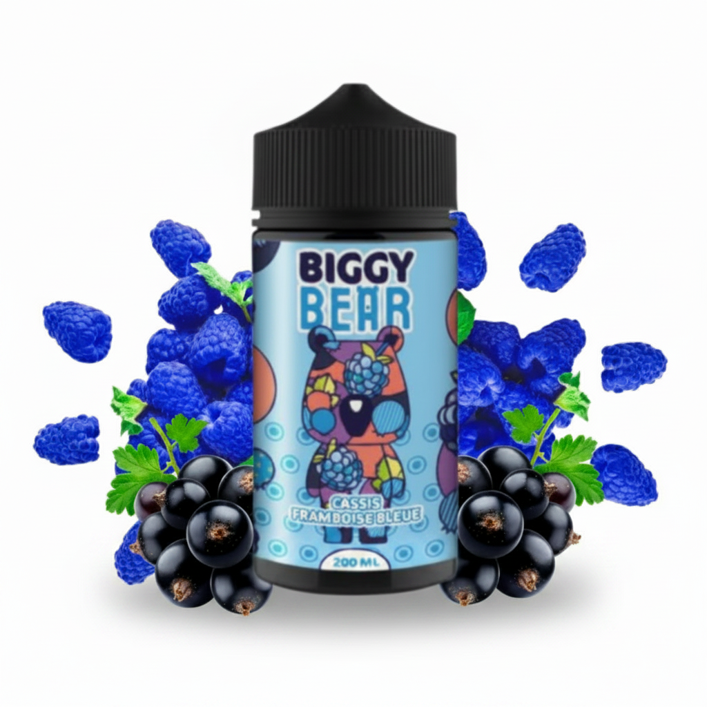 Cassis Framboise Bleue 200ml - Biggy Bear